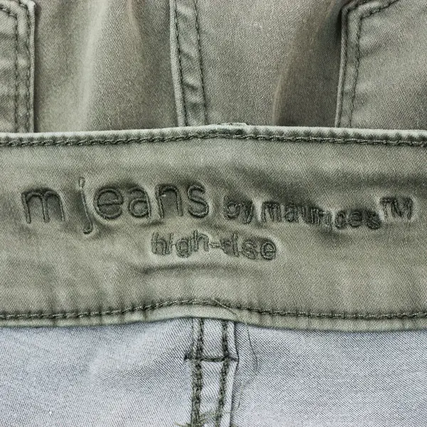 M Jeans by Maurices Green High-Rise Tapered Leg Pants Women's 18W Reg
