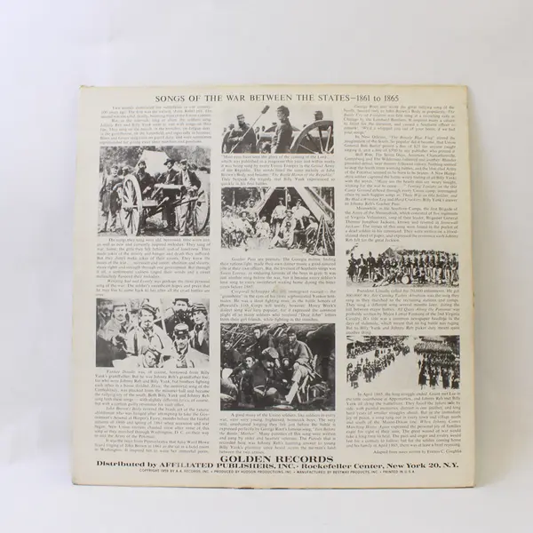 Songs of the War Between the States: A Ballad of The North and South 12" Vinyl