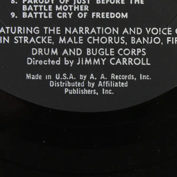 Songs of the War Between the States: A Ballad of The North and South 12" Vinyl