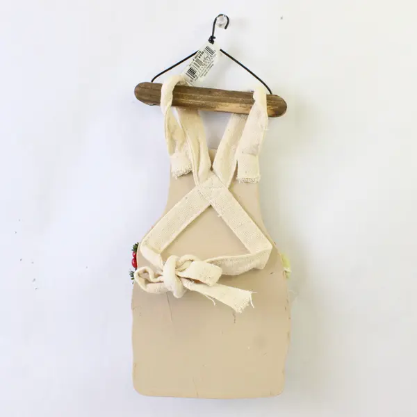 TJ's Christmas Mitchell Import Co. Best Chef Apron w/ Gingerbread Men Hanger