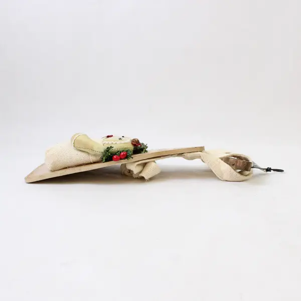 TJ's Christmas Mitchell Import Co. Best Chef Apron w/ Gingerbread Men Hanger