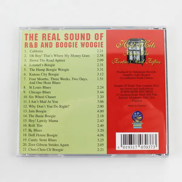The Real Sound of R&B and Boogie Woogie CD by Various 2007 