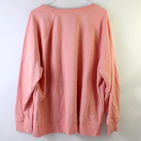 Old Navy Infinite Possibility Coral Pink Crew Neck Sweatshirt Women's XXL