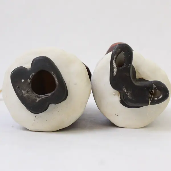 Lot of 2 Midwest Import Co Father Christmas Ornaments New Holiday Decor