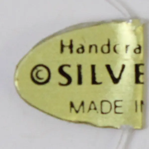 Silvestri The Wonder of Christmas Red & White Glitter Candy Ornament