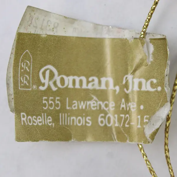 Roman Inc 83128 Victorian Blue Boy Porcelain Christmas Ornament Dangling Legs