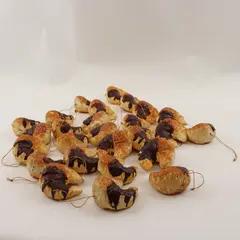 Lot of 26 Croissant Chocolate Holiday Ornaments Christmas Decor