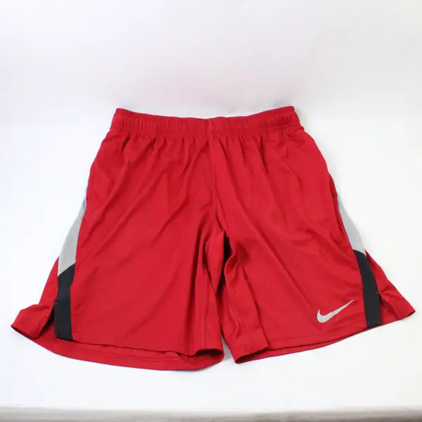 Nike Dri-Fit Red and Gray Basketball Shorts Men's XL