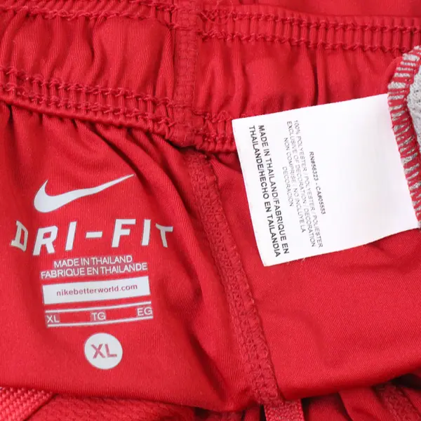 Nike Dri-Fit Red and Gray Basketball Shorts Men's XL