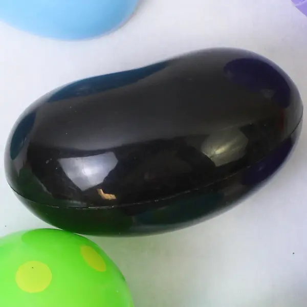 Lot 22 Assorted Fillable Easter Plastic Eggs-Jelly Bean Shaped and Decorative 