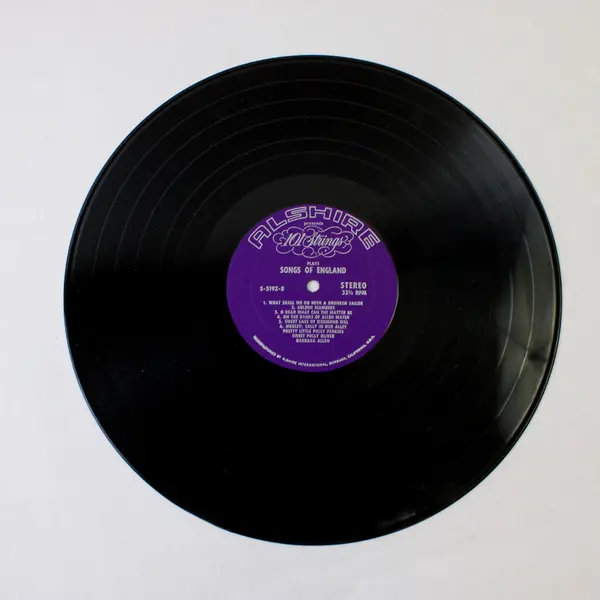 101 Strings Play Songs Of England Conducted by Jack Dorsey 12" Vinyl Record 