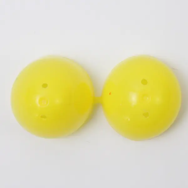 Lot of 15 Small Fillable Easter Plastic Eggs, Yellow Shades 