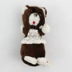 1980 Russ Berrie Holly Plush Bear 6.5" Brown And White