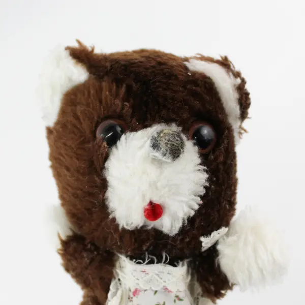 1980 Russ Berrie Holly Plush Bear 6.5" Brown And White
