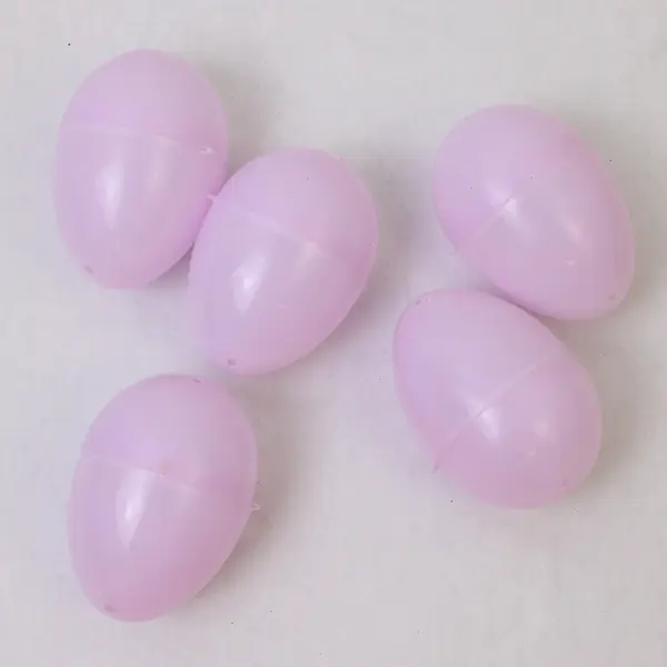 Lot 22 Assorted Fillable Easter Plastic Eggs, Pink Shades