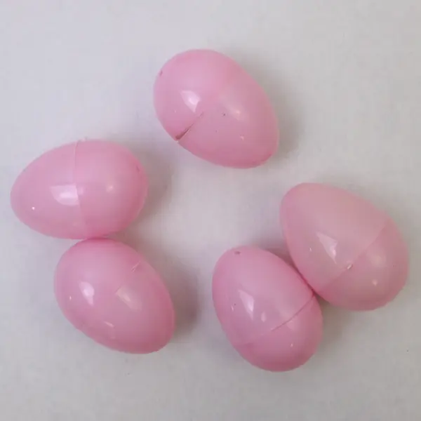 Lot 22 Assorted Fillable Easter Plastic Eggs, Pink Shades