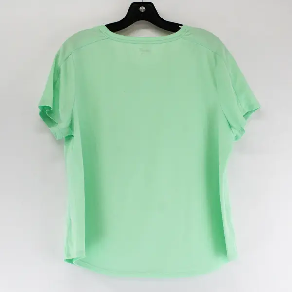 Avia Solid Neon Green Short Sleeve Activewear Top/Shirt Women's Size XG (16-18)