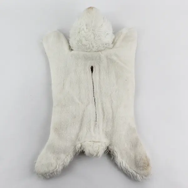 Vintage Zippered Polar Bear Child's Pajama Bag 18"