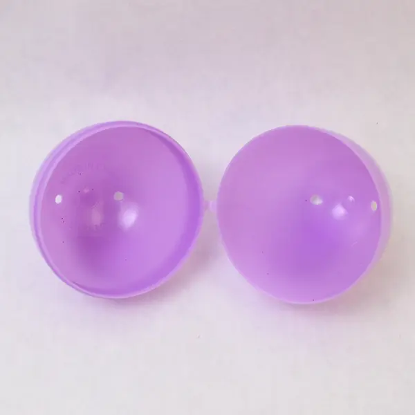 Lot of 18 Assorted Fillable Easter Plastic Eggs, Lilac Shades