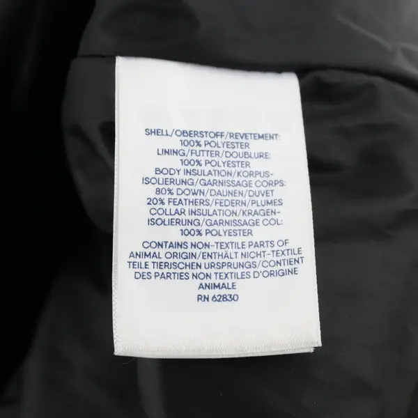 Lands' End Black Zip-Up Puffer Vest Women's Medium 10-12