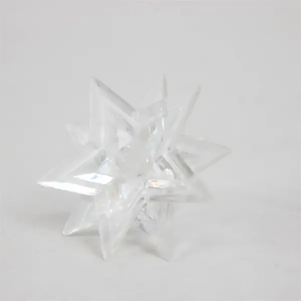 Mixed Lot of 25 Iridescent Mini Ornaments + 7 Star Light Covers 