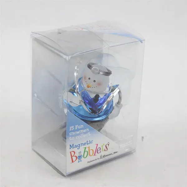 Snowman Doctor Christmas Ornament Bobbler Magnetic Base Made By Roman 2004