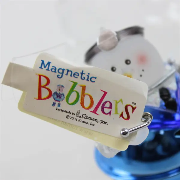 Snowman Doctor Christmas Ornament Bobbler Magnetic Base Made By Roman 2004