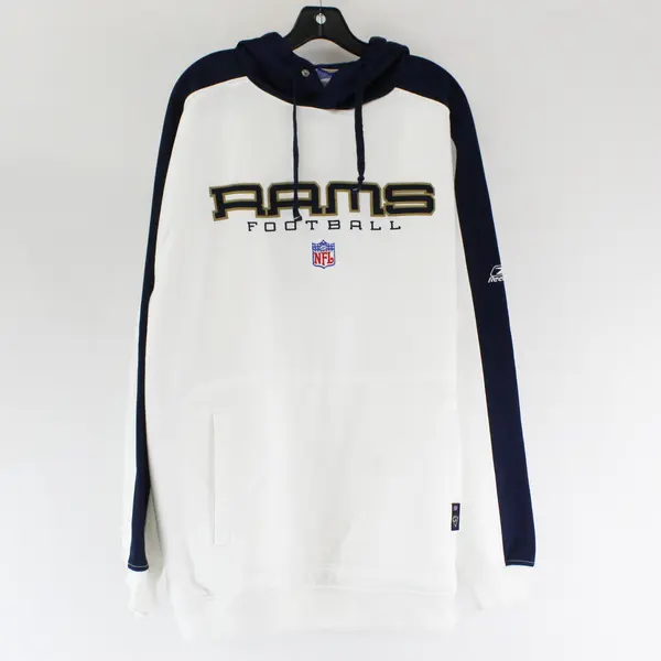 Reebok Los Angeles Rams Football Hoodie Men's Size XL