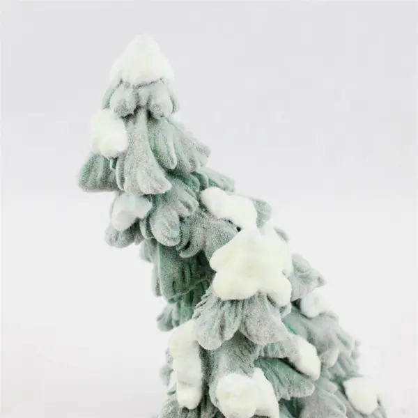 Possible Dreams Flocked Bent Tree 8in Figurine Christmas