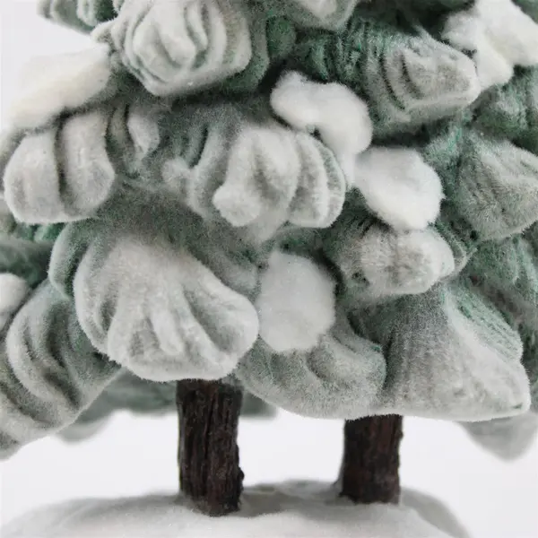 Possible Dreams Flocked Bent Tree 8in Figurine Christmas