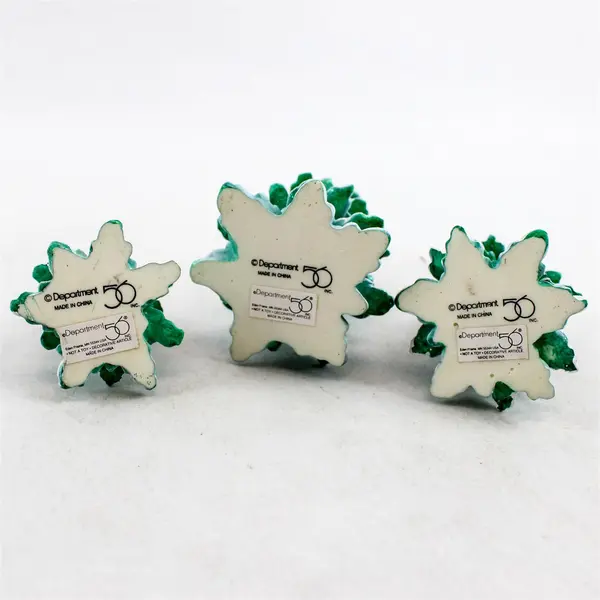 Department 56 Winter Pines Set of 3 4020261 Village Trees New