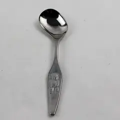 Vintage Refuxsil Unknown Rare HTF Pattern 18/8 SS Infant Feeding Spoon 5.75"