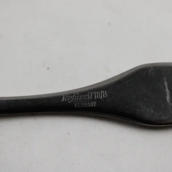 Vintage Refuxsil Unknown Rare HTF Pattern 18/8 SS Infant Feeding Spoon 5.75"