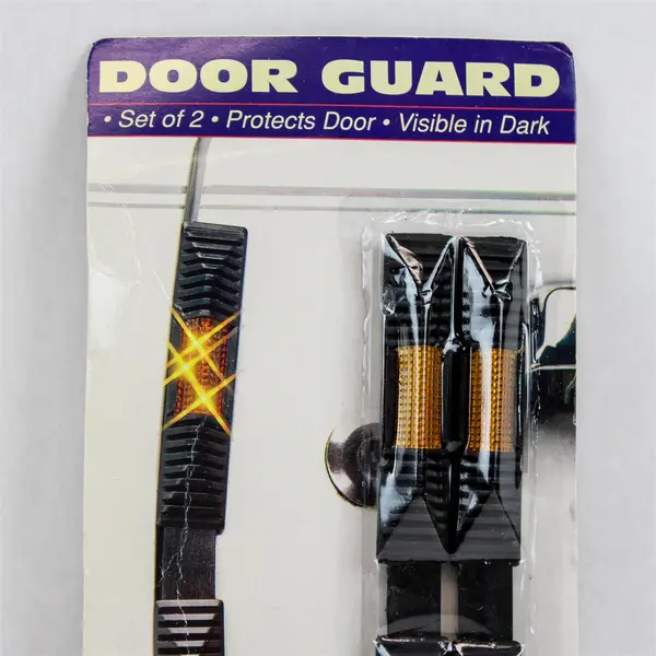 Door Guard Set of 2 Visible in Dark for Cars & Trucks 11.5in Night Safety