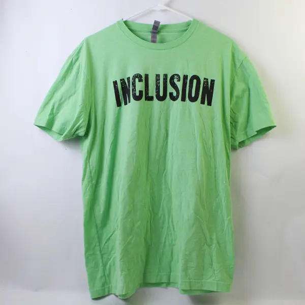 HumanGood Inclusion Mint Green Short-Sleeved T-Shirt Adult Size Large