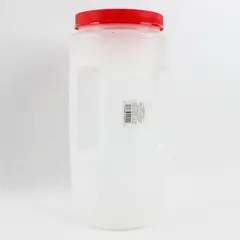 4 Qt Plastic Canister with Lid Kitchen Pantry Storage Durable Used