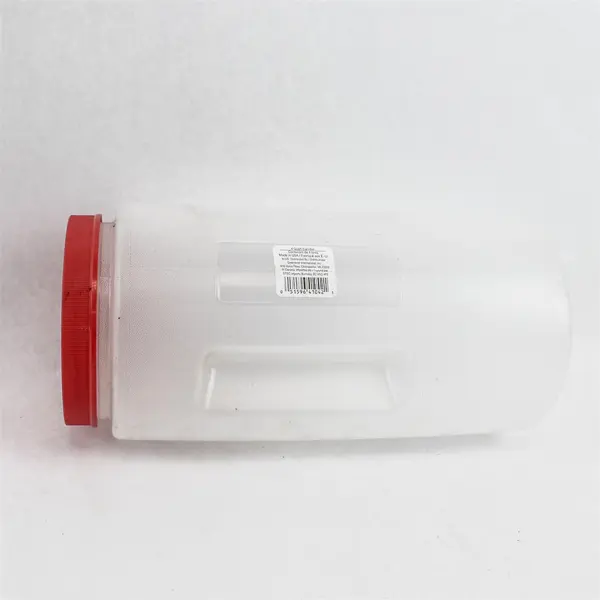 4 Qt Plastic Canister with Lid Kitchen Pantry Storage Durable Used