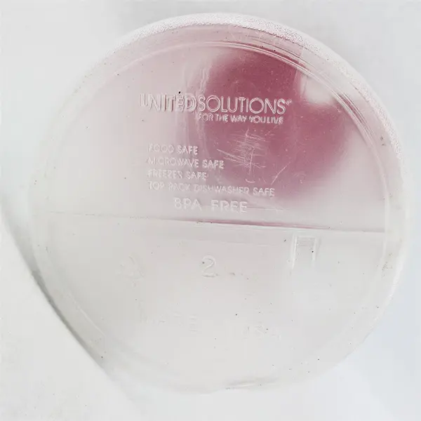 4 Qt Plastic Canister with Lid Kitchen Pantry Storage Durable Used