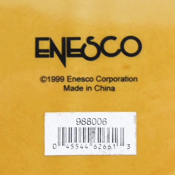 Lot Of 2 Enesco Matching Mustard Yellow Maple Leaf Shaped Ceramic Decor Plates