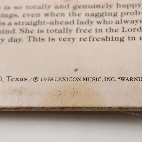 Jana Wacker, Jesus Makes Me Happy 12" Vinyl Record