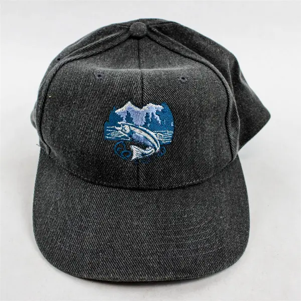 Lot of 2 Adjustable Baseball Caps UFI Uniflight North Coast Salmon