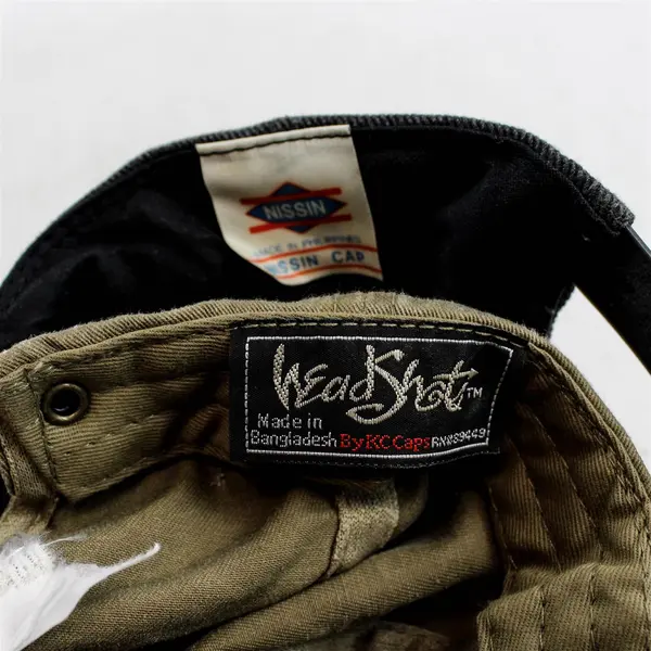 Lot of 2 Adjustable Baseball Caps UFI Uniflight North Coast Salmon