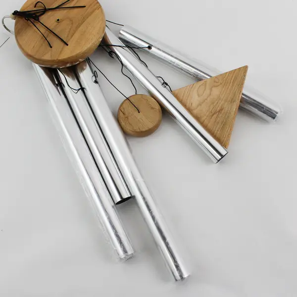 Great World Co. Wooden And Metal Top Wind Chime Home Decor Indoor/Outdoor