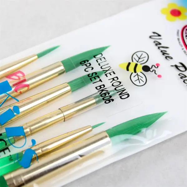 Royal & Langnickel Lil' Grippers Big Kid's Choice Round Brush Set - New