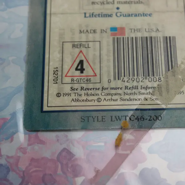  Vintage 1991 Holson Lilac Wood Collection 4" x 6" Photo Album