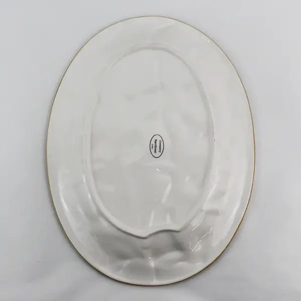 Coventry (PTS) Rainforest Pattern Ceramic Oval Serving Platter 16.75" Long