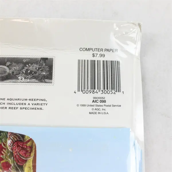 Designer's Collection Aquarium Fish Computer Stationery & Envelopes New