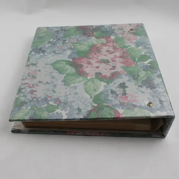 Vintage 1991 Holson Lilac Wood EasyStick Photo Album