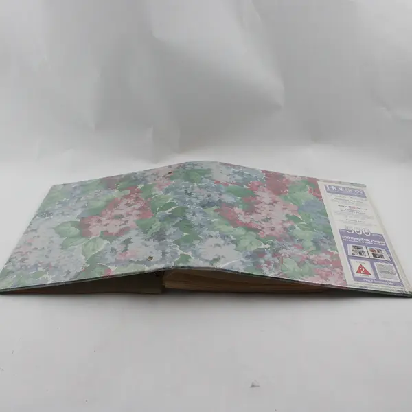 Vintage 1991 Holson Lilac Wood EasyStick Photo Album