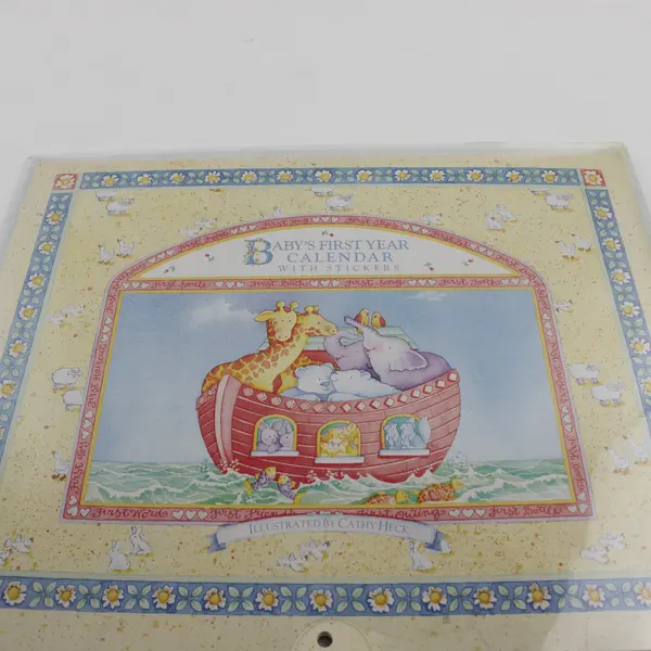 Vintage Cathy Heck Baby's First Calendar with Stickers